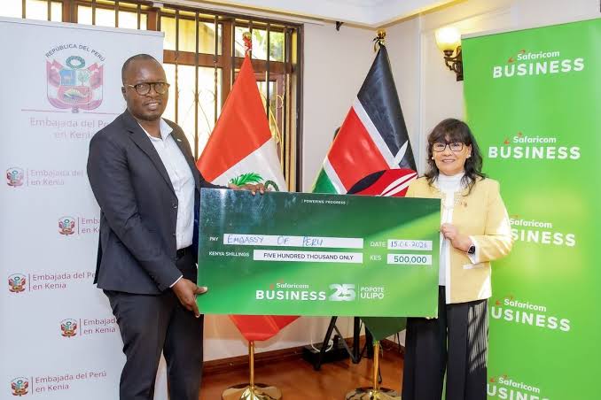 Safaricom and Peru Embassy Fund Kiambu School