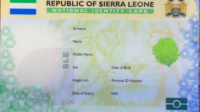 Sierra Leone’s Digital ID Agenda
